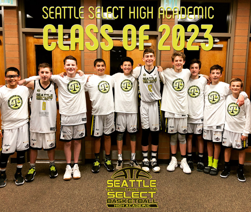 Class of 2023 7th Grade Boys Championship Seattle Select Basketball